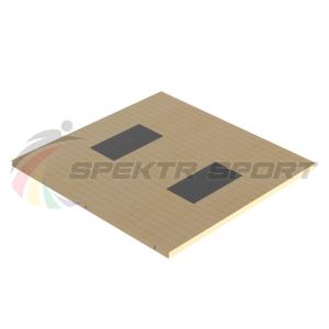 Купить Помост тяжелоатлетический 3х3х0,1м, рез. амортизаторы 1х0,5х0,04м в Чадане 