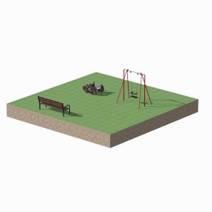 Купить Детская игровая площадка Домашняя №4 в Чадане 