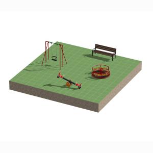 Купить Детская игровая площадка Домашняя №5 в Чадане 