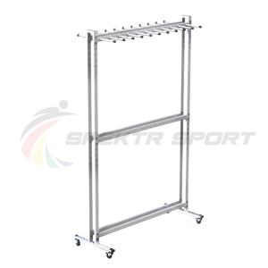 Купить Стеллаж для лыж мобильный + вешалка для палок на 20 пар Стандарт-2М+ в Чадане 