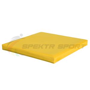 Купить Мат гимнастический 1х1х0,05 материал искожа, плотность 18 кг/м3 в Чадане 