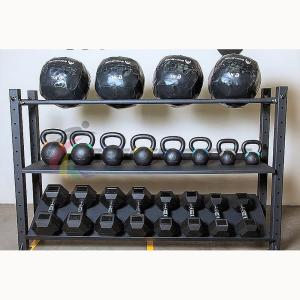 Купить Модульный стеллаж для гантелей, гирь и медболов 1320х430х1200 в Чадане 