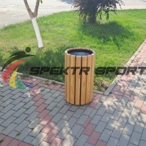 Купить Урна цилиндрическая в деревянной обрешетке лиственница в Чадане 
