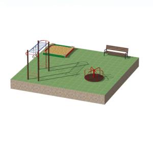 Купить Детская игровая площадка Домашняя №1 в Чадане 