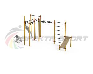 Купить Спортивный комплекс для инвалидов-колясочников WRK-D17_76mm в Чадане 