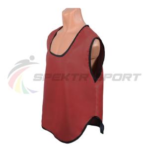 Купить Манишка футбольная односторонняя Spektr Sport красная, р.36-40 в Чадане 
