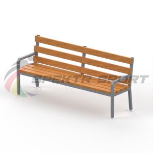 Купить Уличная скамейка со спинкой Дача в Чадане 