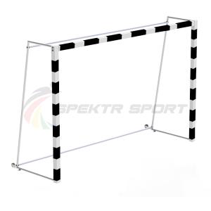 Купить Ворота мини-футбольные без сетки 2х3х1 м. на колёсиках в Чадане 