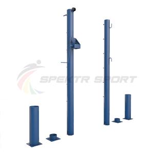 Купить Стойки для большого тенниса с механизмом натяжения (стаканы) диам. 76 мм (закладная 350 мм) в Чадане 