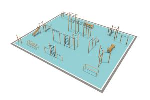 Купить Районная площадка для Воркаут и WRK 7_76mm в Чадане 