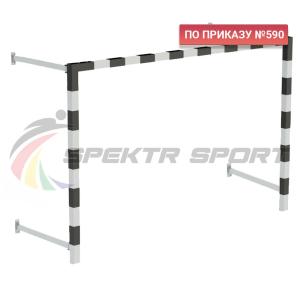 Купить Ворота мини-футбольные складные без сетки 2х3х0,5 м. (к-кт) в Чадане 
