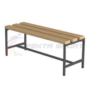 Купить Скамейка для раздевалок без спинки (цельная) 1000 мм в Чадане 
