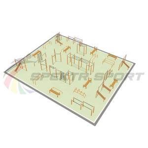 Купить Парковая площадка для Воркаут и WRK 6_76mm в Чадане 