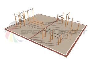 Купить Площадка уличная для воркаут Дворовая 1_76mm в Чадане 