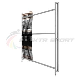 Купить Стеллаж для лыж односторонний пристенный на 10 пар SP ЛХ10 в Чадане 