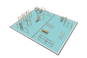 Купить Районная площадка для Воркаут и WRK 1_76mm в Чадане 