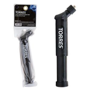 Купить Насос "TORRES" двойного действия, 15 см, пластик, с бок.горлов., игла (7 мм), черный в Чадане 