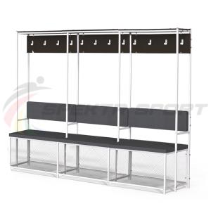 Купить Индивидуальное место хоккеиста (без полукруглой верхушки) ширина 580 мм (3-х секционный) в Чадане 