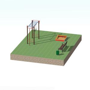 Купить Детская игровая площадка Домашняя №7 в Чадане 