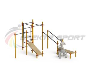 Купить Спортивный комплекс для инвалидов-колясочников WRK-D20_76mm в Чадане 