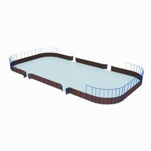 Купить Хоккейная коробка с заградительной сеткой по заднему радиусу СО 07-1001 в Чадане 