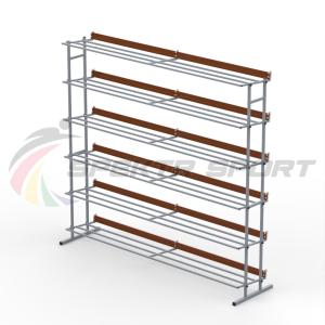 Купить Стеллаж для лыжных ботинок (на 50 пар) разборный в Чадане 